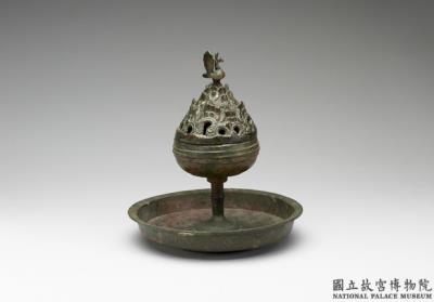 图片[3]-Incense burner in boshan mountain shape, Han dynasty (206 BCE-220 CE)-China Archive